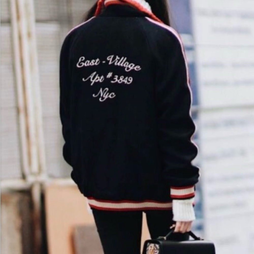 Zara Varsity Jacket - Picture 5 of 9